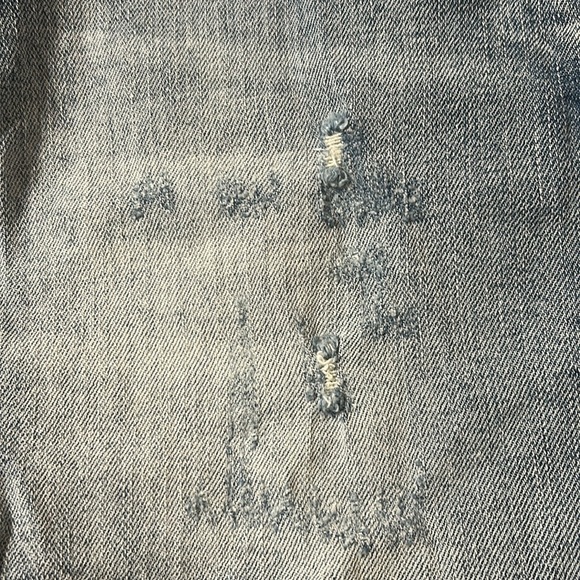 Anthropologie Pilcro Denim Blue Women's Shorts Distressed Size 27 - Picture 9 of 12